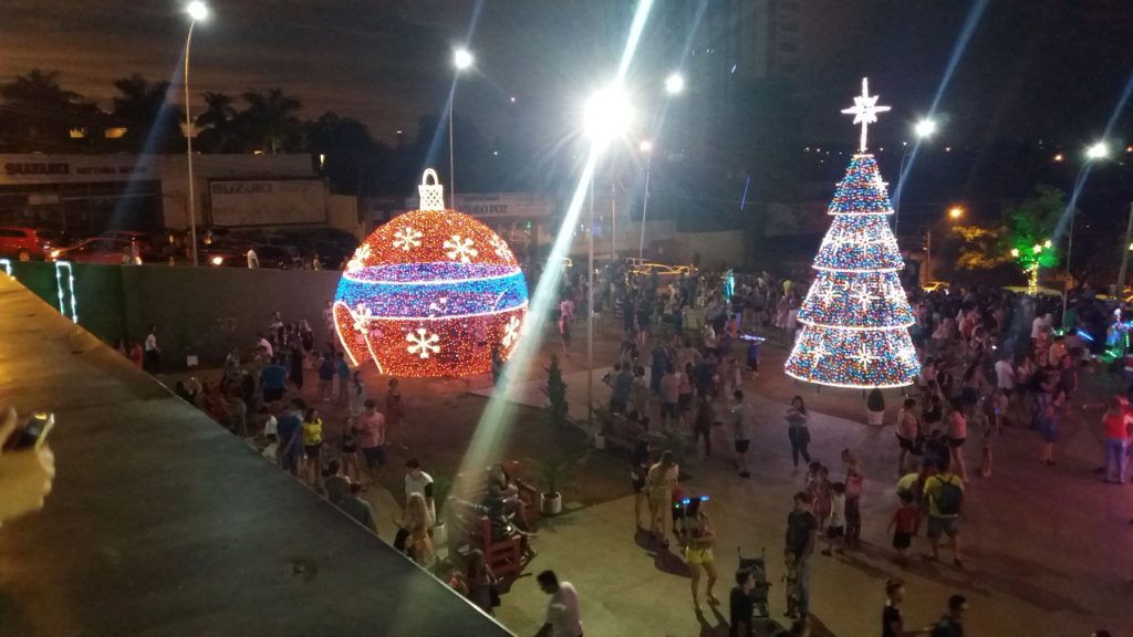 Fotos de Natal: Na Praça da Paz, um Natal digno de Foz do Iguaçu – Não viu?