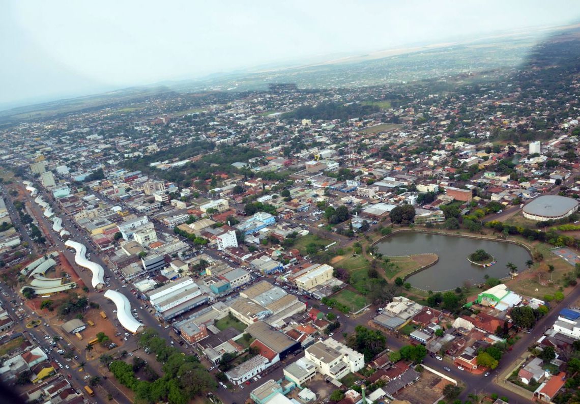 Linha Internacional da cidade de Pedro Juan Caballero com Ponta Porã. Foto Cemap.