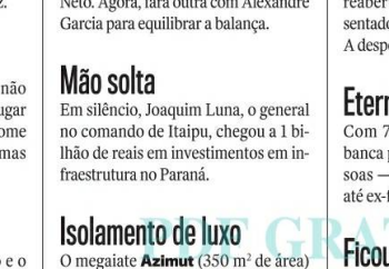 Reprodução da página Radar