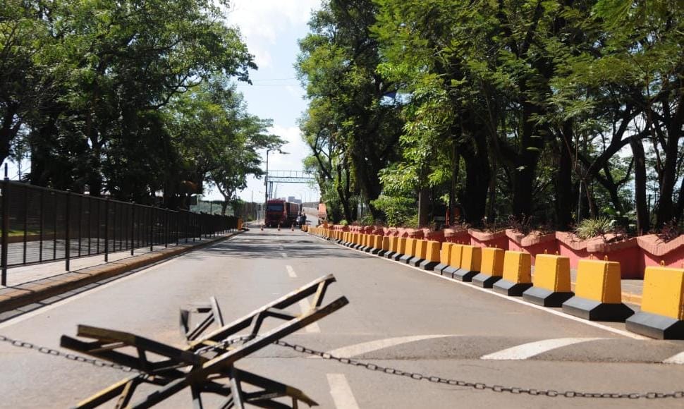 A Ponte da Amizade está fechada desde 18 de março. Foto: La Clave