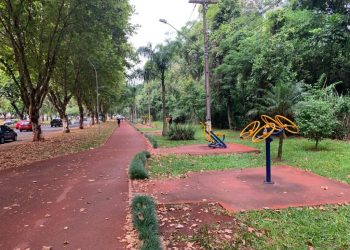 Pista de caminha da Avenida Paraná. Foto: Não Viu?