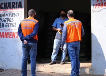Fiscalização em Foz. Foto: PMFI/Divulgação