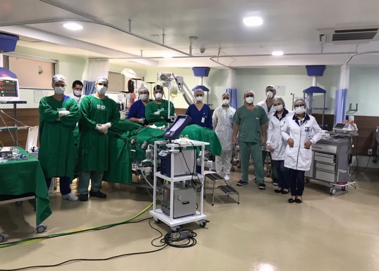 Equipe responsável pelo tratamento. Foto: Divulgação