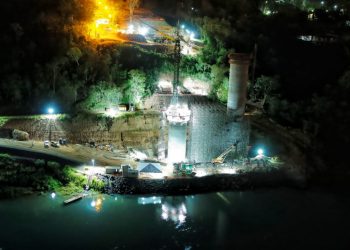 Obras do lado paraguaio. Foto: La Clave