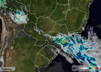 Foto divulgada pelo Simepar hoje (28).