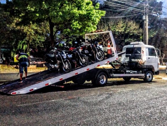 Mostos apreendidas ontem. Foto: Foztrans