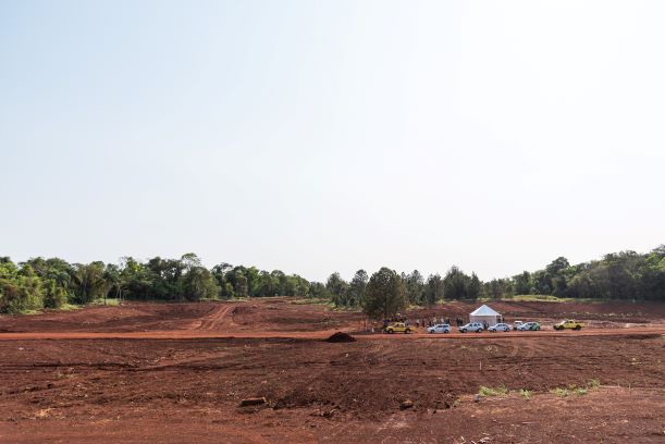 Parte da área onde serão plantadas as mudas. Foto: Rubens Fraulini/Itaipu Binacional