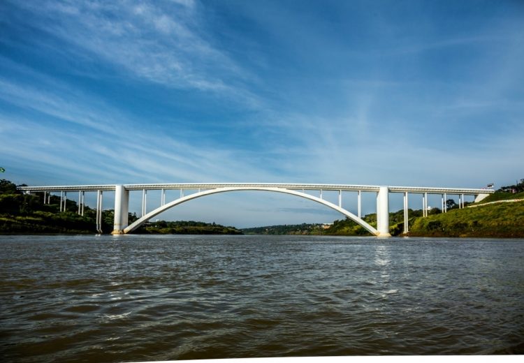 Ponte da Amizade, que liga o Brasil ao Paraguai. Foto: Alexandre Marchetti/Itaipu Binacional