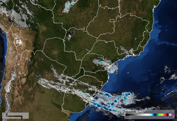 Foto divulgada pelo Simepar nesta quarta-feira (07)