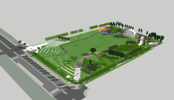 Imagem do projeto de reforma. Crédito: Diretoria de Coordenação de Itaipu