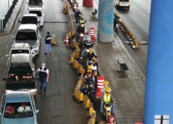 Pedestres podem voltar a circular pela fronteira. (Foto: Tereza Fretes/ABCTV/Gentileza)