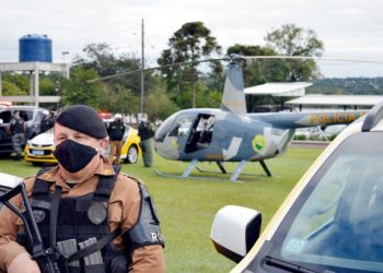 Megaoperação Metrópolis recebe apoio aéreo e do BOPE nas ações no Oeste e Sudoeste do estado. Foto:SESP