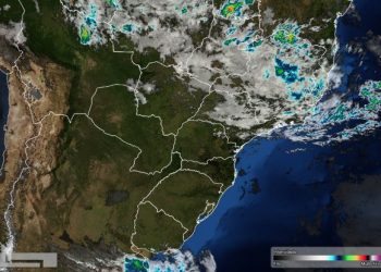 Foto divulgada nesta segunda-feira pelo Simepar