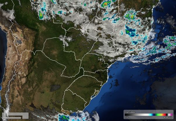 Foto divulgada nesta segunda-feira pelo Simepar