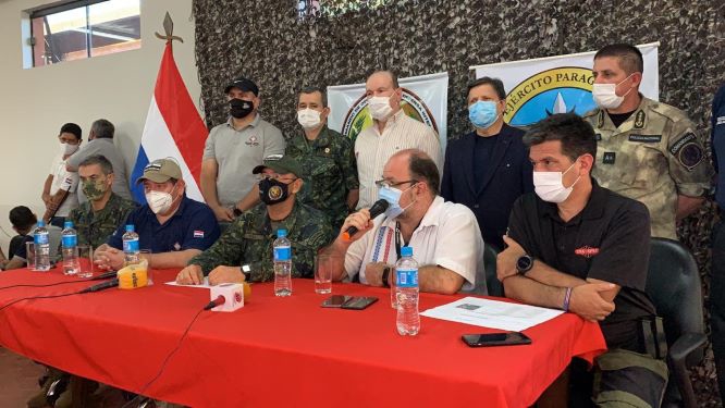 Entrevista coletiva realizada sábado (21). Foto: Agência IP/Divulgação