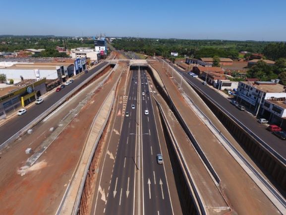 Viaduto quase pronto. Foto: Agência IP