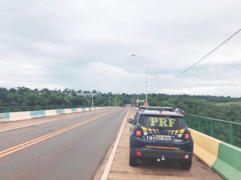 Ponte Tancredo Neves  que liga Foz a Puerto Iguazú: Foto: PRF/Divulgação