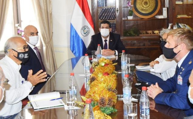 Reunião desta segunda-feira (14). Foto: Agência IP/Divulgação