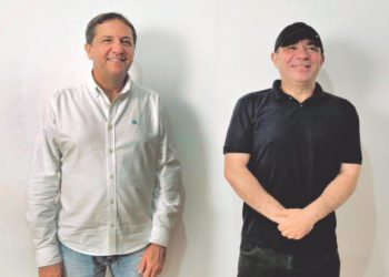 Chico (à esquerda) e o Delegado Sampaio. Foto: PMFI/Divulgação