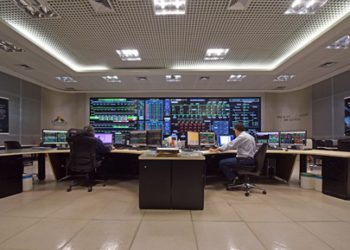 Sala de controle da Itaipu. Foto IB/Agência IP
