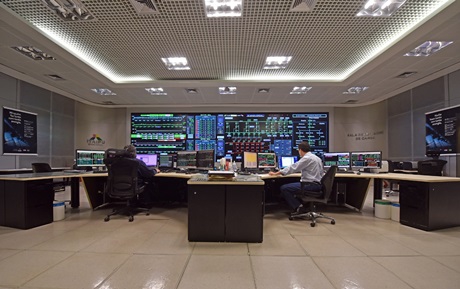 Sala de controle da Itaipu. Foto IB/Agência IP