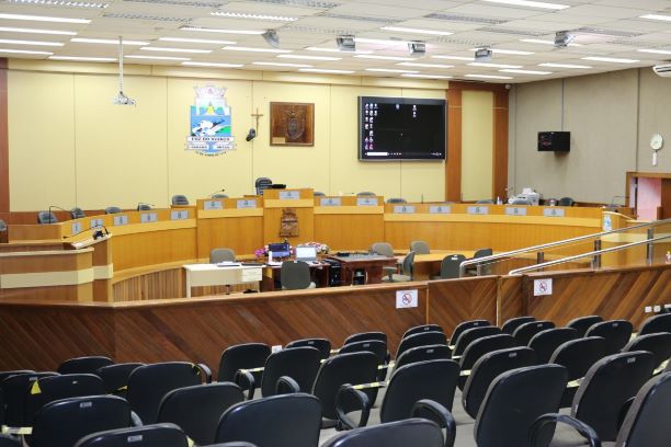 Plenário da Câmara de Foz. Foto: CMFI/Divulgação