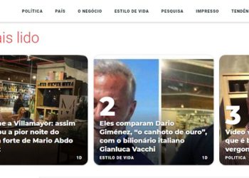 Reprodução do jornal La Nación