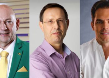Da esquerda para a direita, Luciano Hang, Carlos Wizard e Emanuel Catori. Foto: Agência BP2