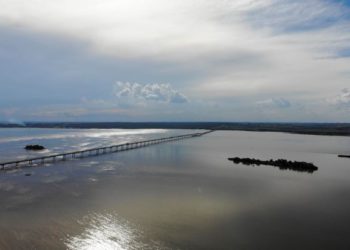 Ponte Ayrton Senna em Guaíra. Foto: Gilson Abreu/AEN
