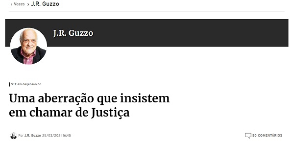 Foto: reprodução da página do autor na Gazeta do Povo
