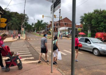 Puerto Iguazú hoje pela manhã. Fotos: Kelly Ferreyra