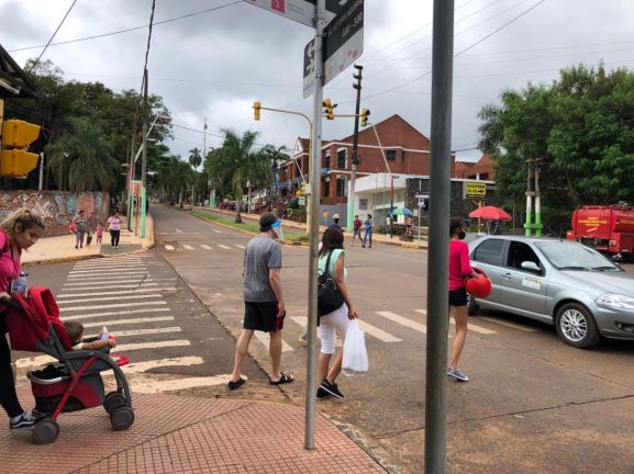 Puerto Iguazú hoje pela manhã. Fotos: Kelly Ferreyra