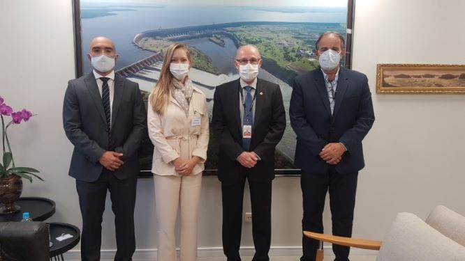 Antônio Souza Rodrigues, Dra. Raquel Bonow Oliveira, general João Francisco e Cel. Francisco Ronald. Foto: Divulgação