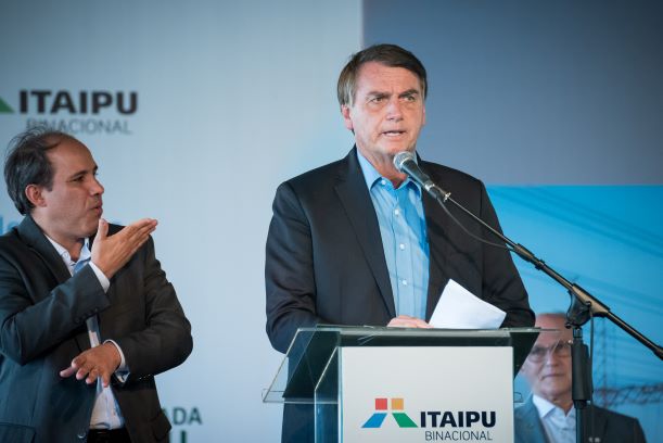 Presidente Jair Bolsonaro Foto: Rubens Fraulini/Itaipu Binacional.