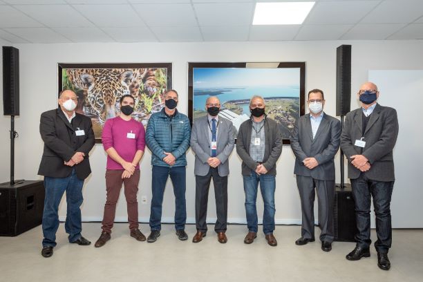 Diretor-geral brasileiro com os integrantes do GT Obras. Foto: Rubens Fraulini/IB