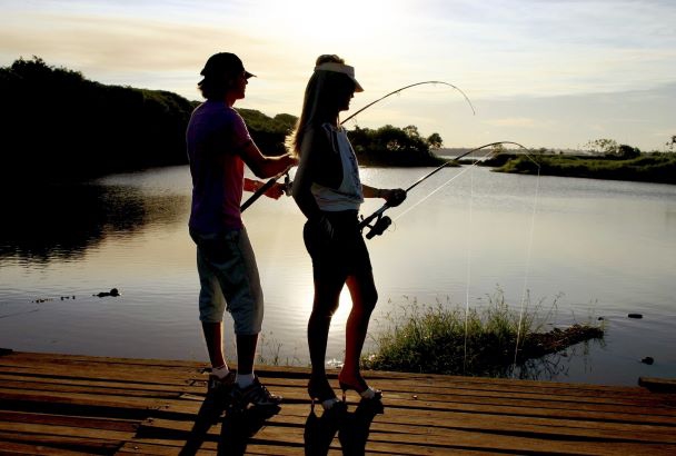 Pesca esportiva no Lago de Itaipu. Foto: divulgação/IB