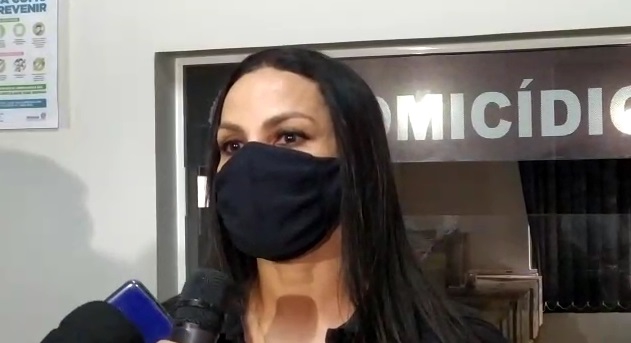 Delegada Iane Cardoso. Foto: reprodução do vídeo divulgado.