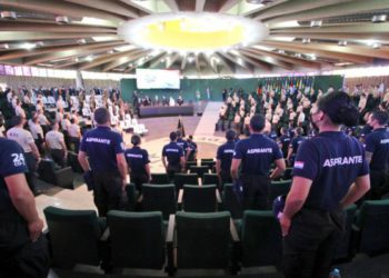 Solenidade de encerramento do curso. Foto: divulgação/SENAD