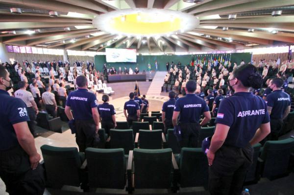 Solenidade de encerramento do curso. Foto: divulgação/SENAD