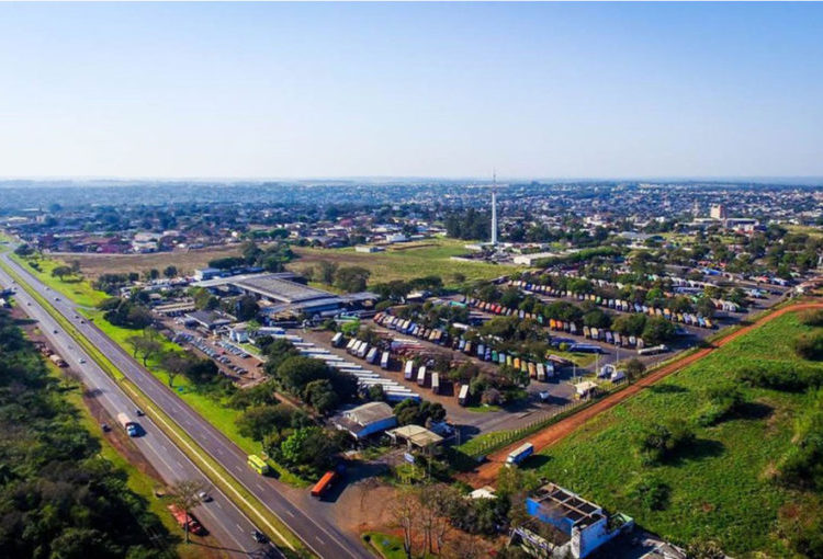 Porto seco de Foz. Foto: Divulgação