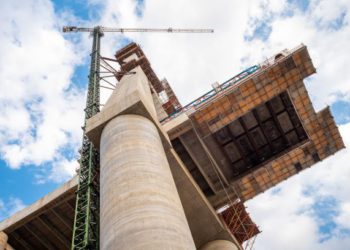 Ponte da Integração está 70% pronta. Fotos: Rubens Fraulini/IB