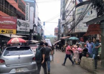 Centro de Ciudad del Este. Foto: jornal 5 Dias