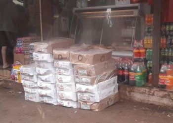 Frango de origem argentina vendido livremente no Paraguai Foto: La Clave.