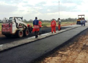 Obras estão sendo paralisadas por causa da gerve dos caminhoneiros. Foto: 5Días