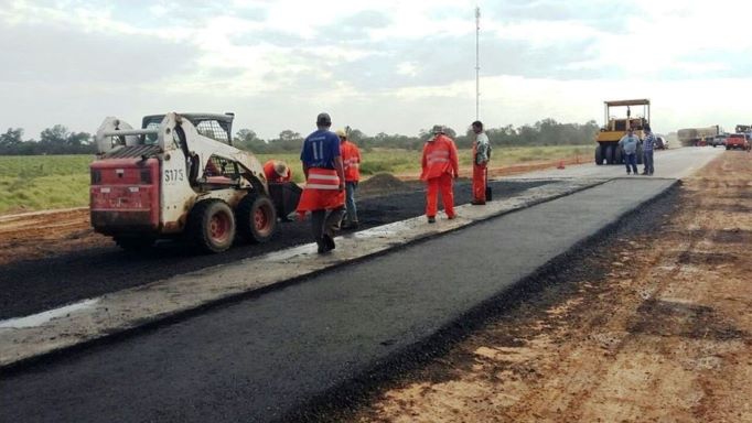 Obras estão sendo paralisadas por causa da gerve dos caminhoneiros. Foto: 5Días