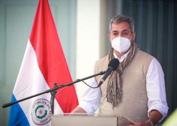 Presidente Mario Abdo Benítez. Foto: Agência IP