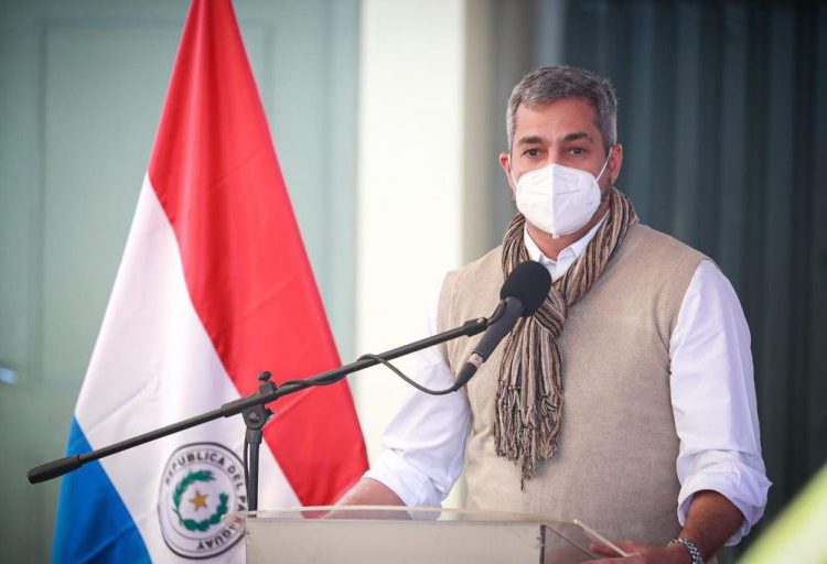 Presidente Mario Abdo Benítez. Foto: Agência IP