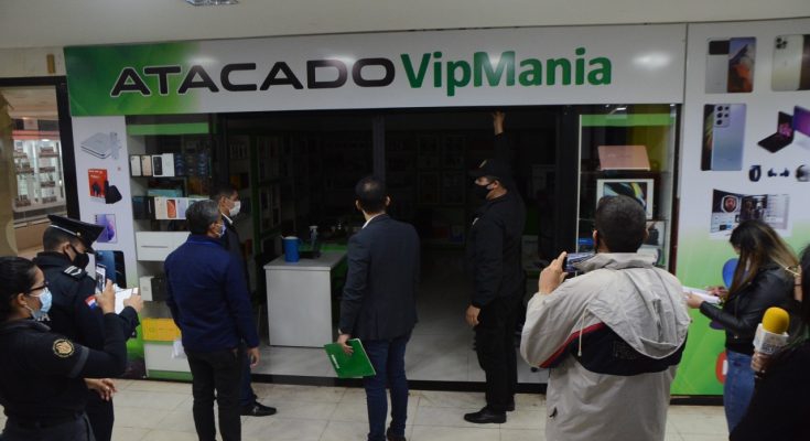 Estabelecimento fechado na última sexta-feira (27). Foto: Prefeitura de Ciudad del Este