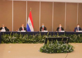 A visita in loco  começou oficialmente nesta segunda-feira com a presença dos presidentes dos três poderes do Estado. Foto: Agência IP