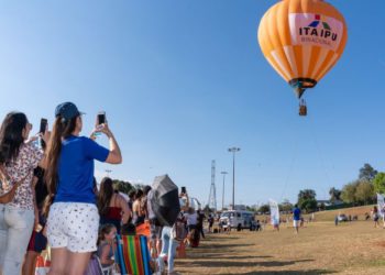 Abertura dos Jogos da Natureza no Gramadão, em 2019. Fotos: Sara Cheida/Itaipu Binacional